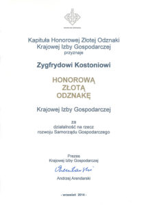 kz honorowa zlota odznaka kig 01