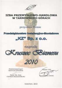 kz kruszec biznesu nagroda
